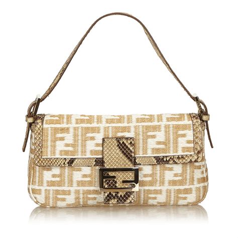 fendi fila baguette bag|Fendi baguette bag second hand.